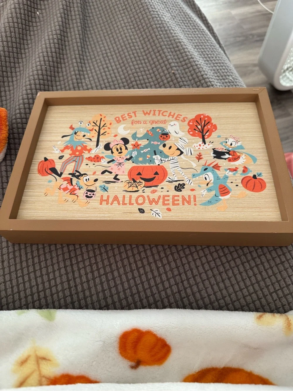 Halloween decorative box sign featuring Mickey and friends!!